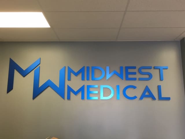 Midwest Medical blue metal