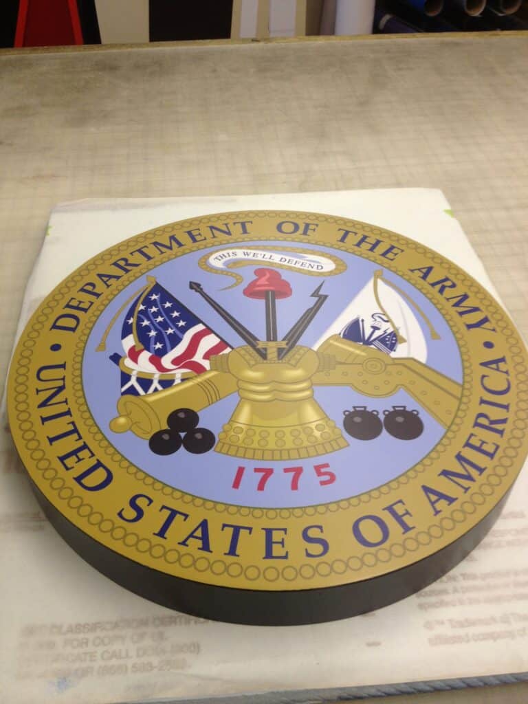 dept of the amry fabricated 2inch